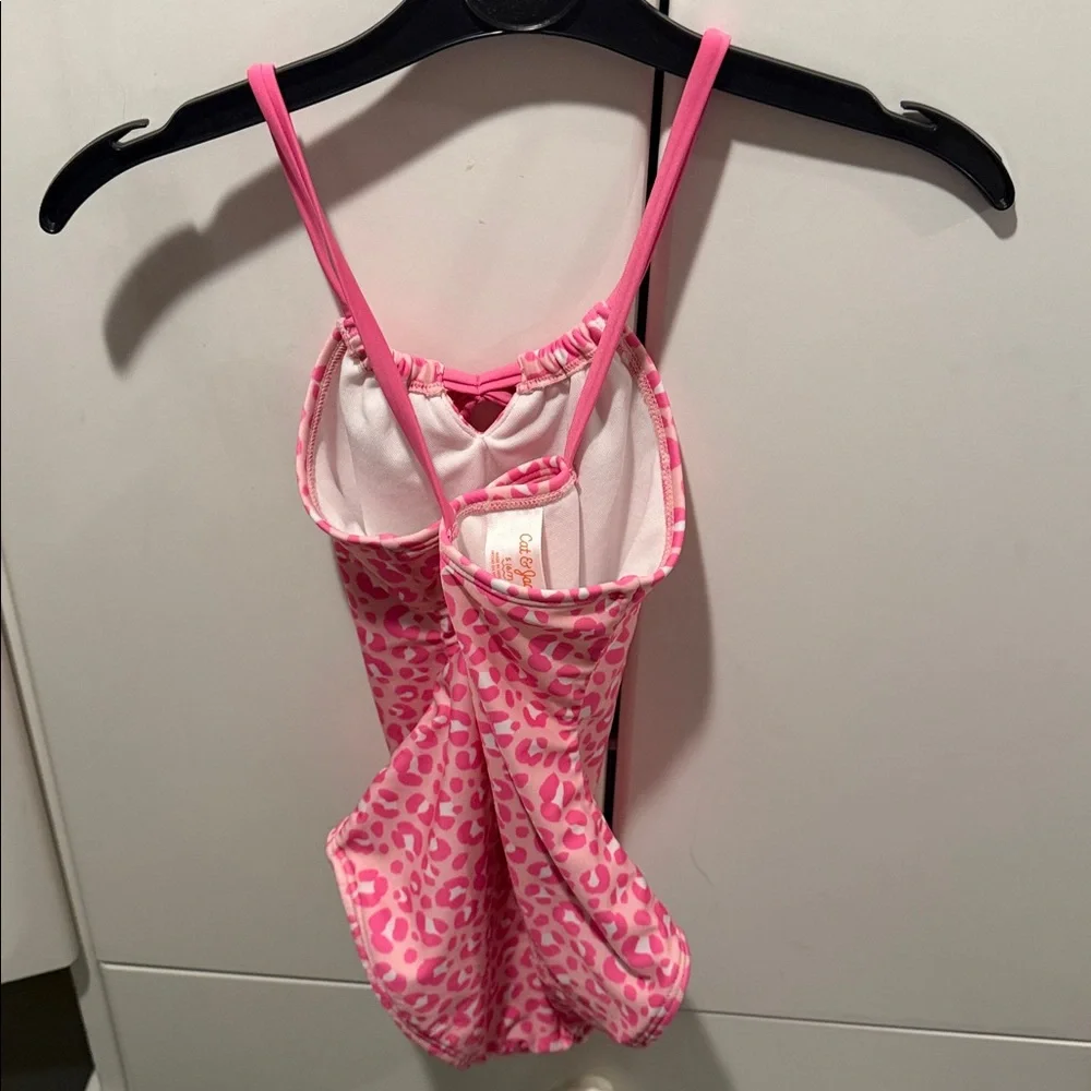 Pink Leopard Kids Swimsuit